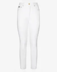 Dolce & Gabbana White Denim Audrey Jeans - Donna Denim Multicolore Cotone Variante