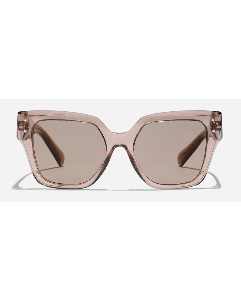 Dolce & Gabbana Occhiali Da Sole Dg Sharped - Donna Occhiali Da Sole Beige Generic