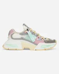 Dolce & Gabbana Sneaker Airmaster In Mix Materiali - Donna Sneaker Multicolore Multicolor