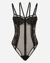 Dolce & Gabbana Body In Pizzo - Donna Intimo Nero Pizzo Nero