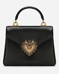 Dolce & Gabbana Borsa A Mano Devotion - Donna Borse A Spalla E Tracolla Nero Pelle Nero