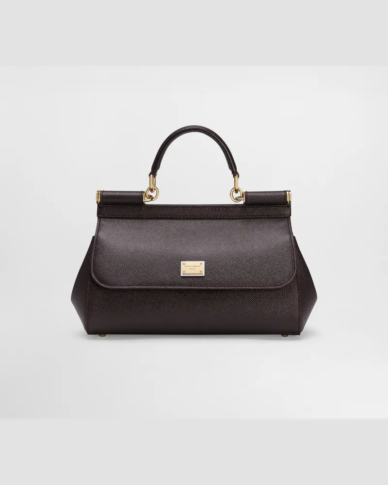Dolce & Gabbana Borsa A Mano Sicily Media - Donna Borse A Mano Viola Mosto