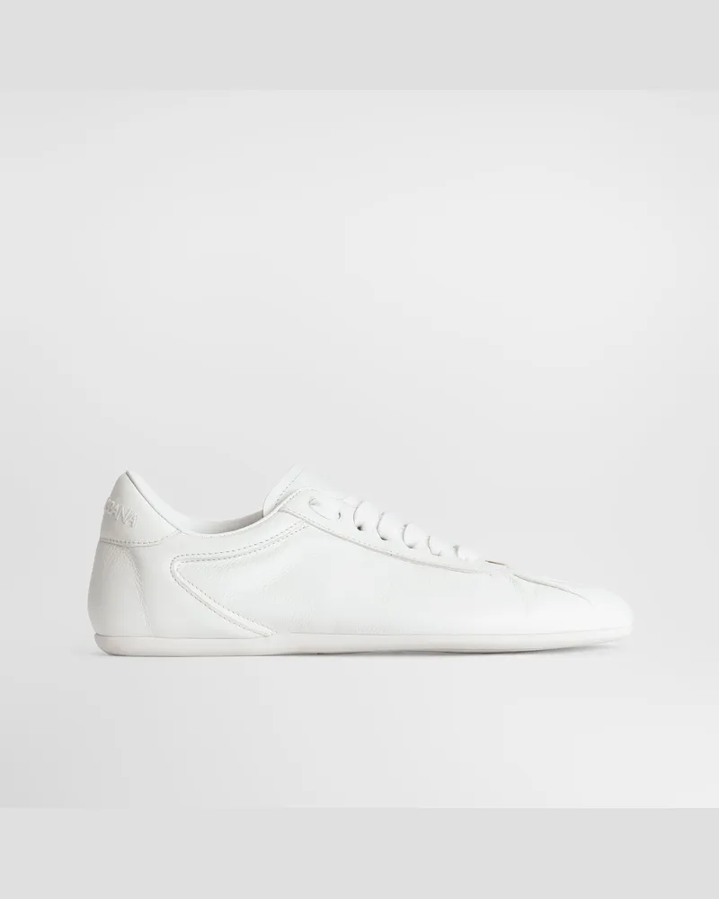 Dolce & Gabbana Sneaker Ballet In Pelle Di Vitello - Donna Sneaker Bianco Bianco
