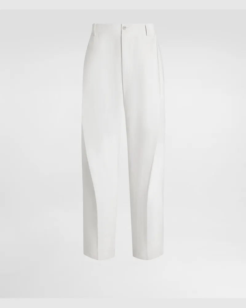Dolce & Gabbana Pantaloni In Lino - Uomo Pantaloni E Shorts Bianco Bianco
