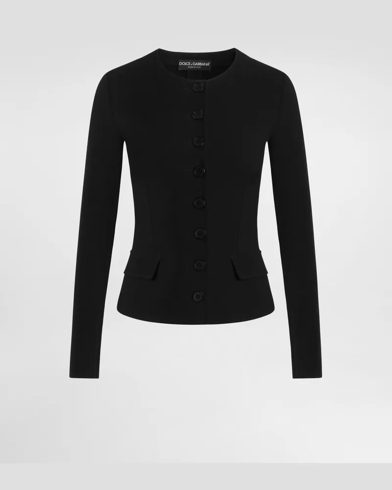 Dolce & Gabbana Giacca In Lana - Donna Giacche E Blazer Nero Nero