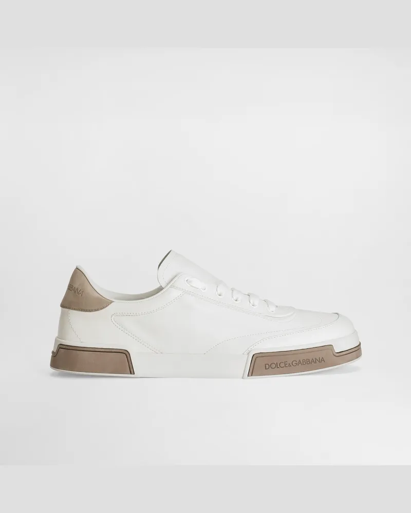 Dolce & Gabbana Scarpa Portofino Yacht In Pelle Di Vitello - Uomo Stringate Multicolore Multicolore
