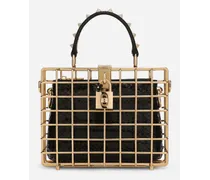 Dolce Box Bag In Metal And Ayers - Donna Borse A Mano Multicolore