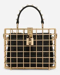 Dolce & Gabbana Dolce Box Bag In Metal And Ayers - Donna Borse A Mano Multicolore Multicolore