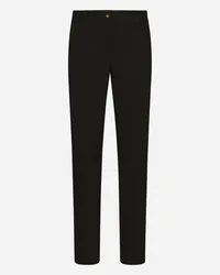 Dolce & Gabbana Wool Fabric Pants - Donna Pantaloni E Shorts Nero Lana Nero