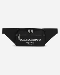 Dolce & Gabbana Small Nylon Belt Bag - Uomo Zaini E Marsupi Nero Nylon Nero