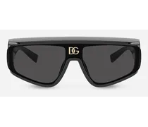 Dg Crossed Sunglasses - Icons Bianco Perlato Acetato