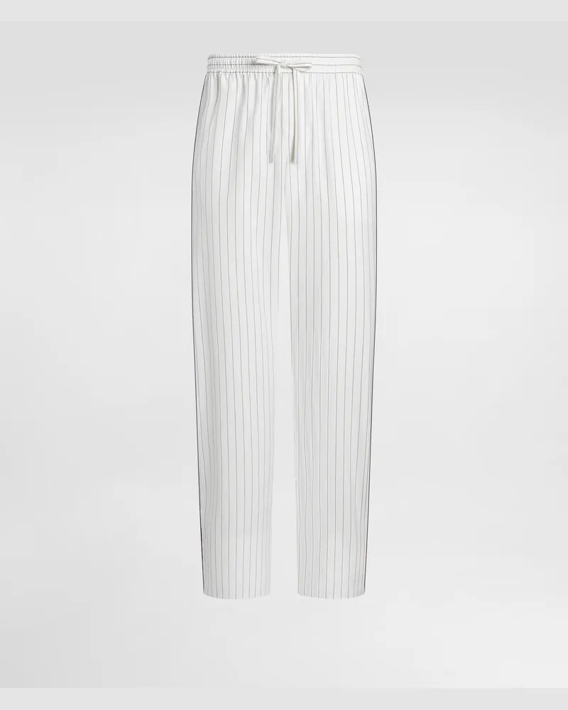Dolce & Gabbana Pantaloni In Popeline Rigato - Uomo Collection Multicolore Rigato