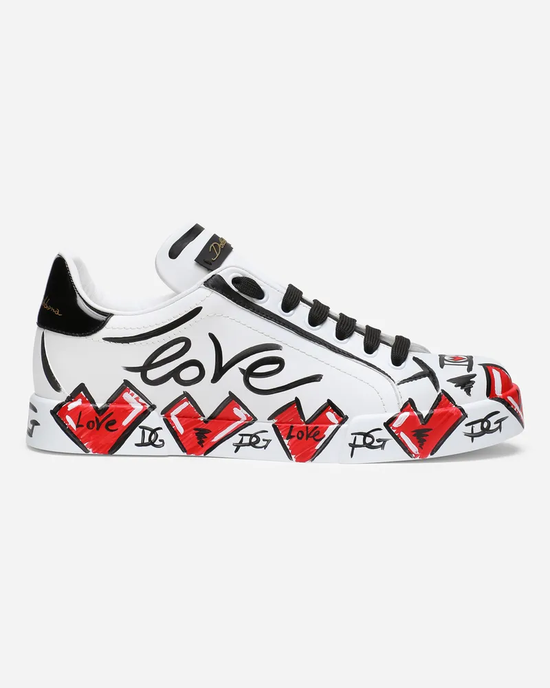 Dolce & Gabbana Sneaker Portofino Limited Edition San Valentino - Donna Multicolore Multicolore