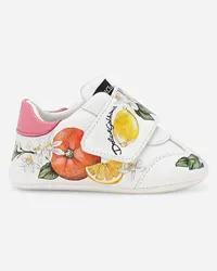 Dolce & Gabbana Sneaker In Nappa Stampata - Donna Stampa Stampa