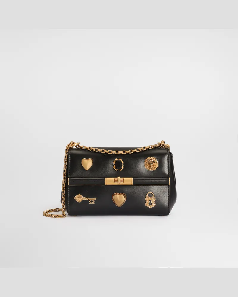 Dolce & Gabbana Borsa City Mini Marlene In Pelle Di Vitello Palmellata - Donna Borse A Spalla E Tracolla Multicolore Nero