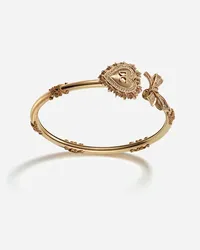 Dolce & Gabbana Devotion Bracelet In Yellow Gold With Diamonds - Donna Bracciali Oro Oro