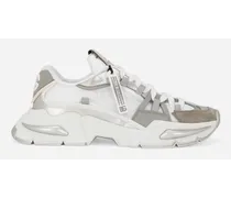 Sneaker Airmaster In Mix Materiali - Uomo Sneaker Bianco
