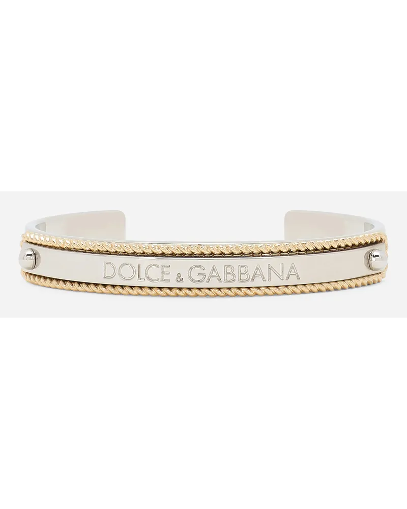 Dolce & Gabbana Bracciale Rigido "marina" - Uomo Bijoux Multicolore Metallo Bicolore