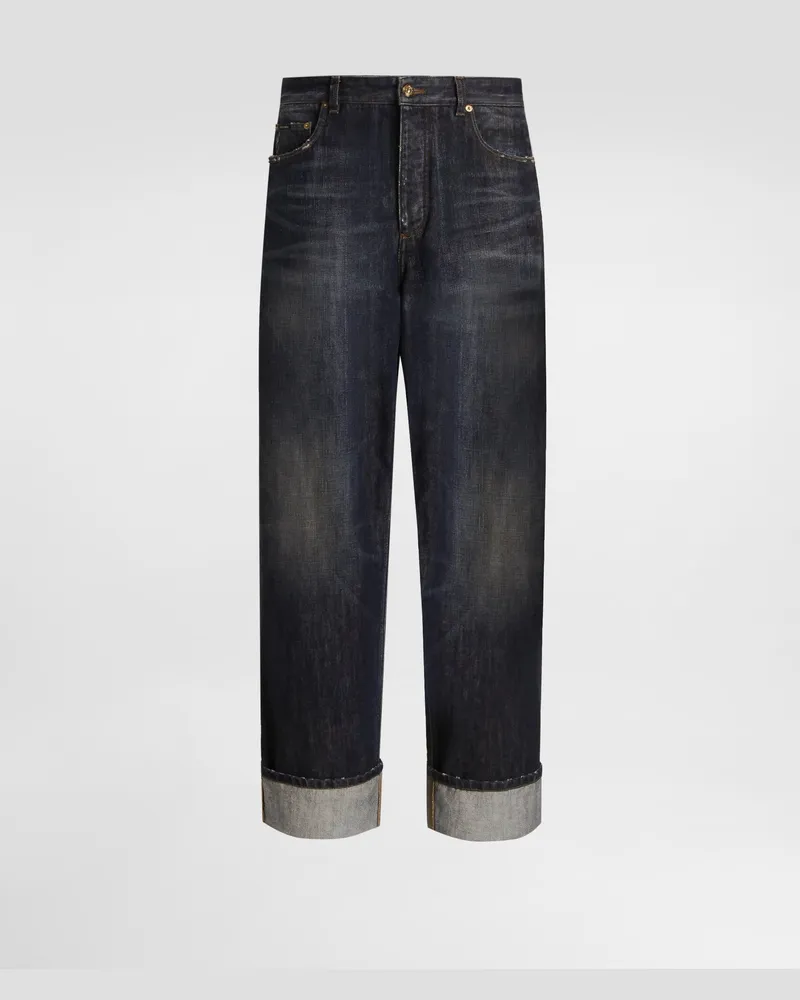 Dolce & Gabbana Pantaloni In Denim - Uomo Collection Multicolore Variante