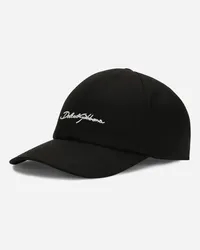 Dolce & Gabbana Cappello Baseball Logo - Uomo Cappelli E Guanti Nero Nero