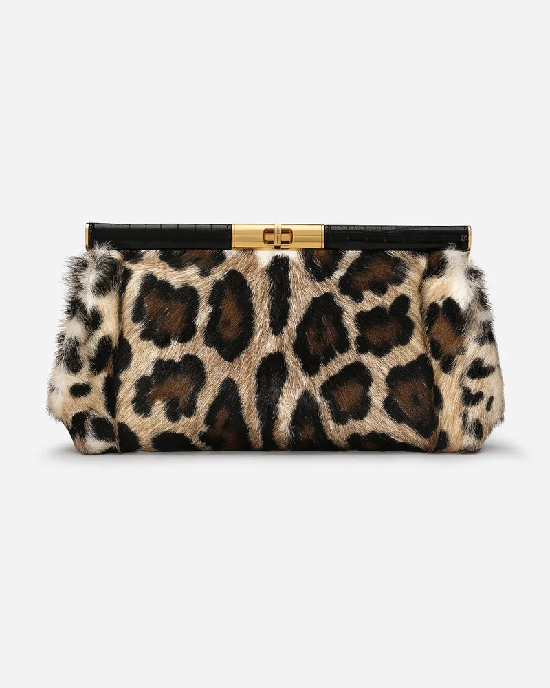 Dolce & Gabbana Borsa A Spalla Marlene Grande - Donna Borse A Spalla E Tracolla Beige Naturale
