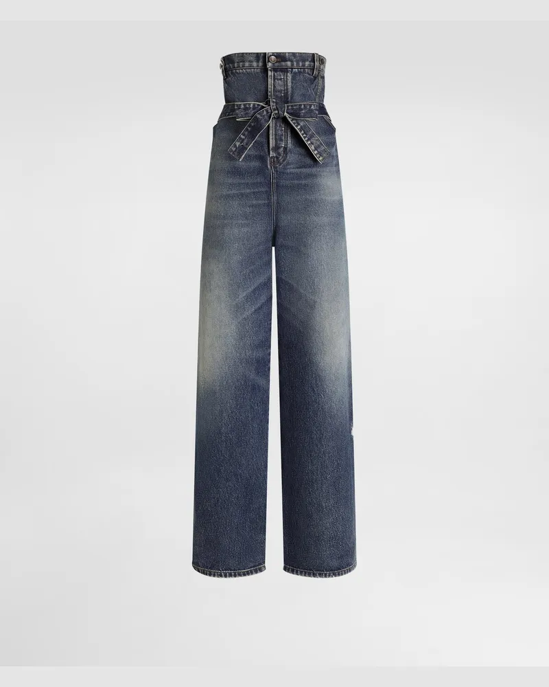 Dolce & Gabbana Pantaloni In Denim - Donna Pantaloni E Shorts Multicolore Variante