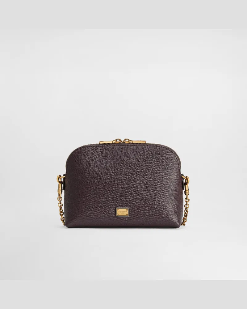 Dolce & Gabbana Mini Bag In Pelle Di Vitello - Donna Borse Mini Micro E Pochette Viola Mosto