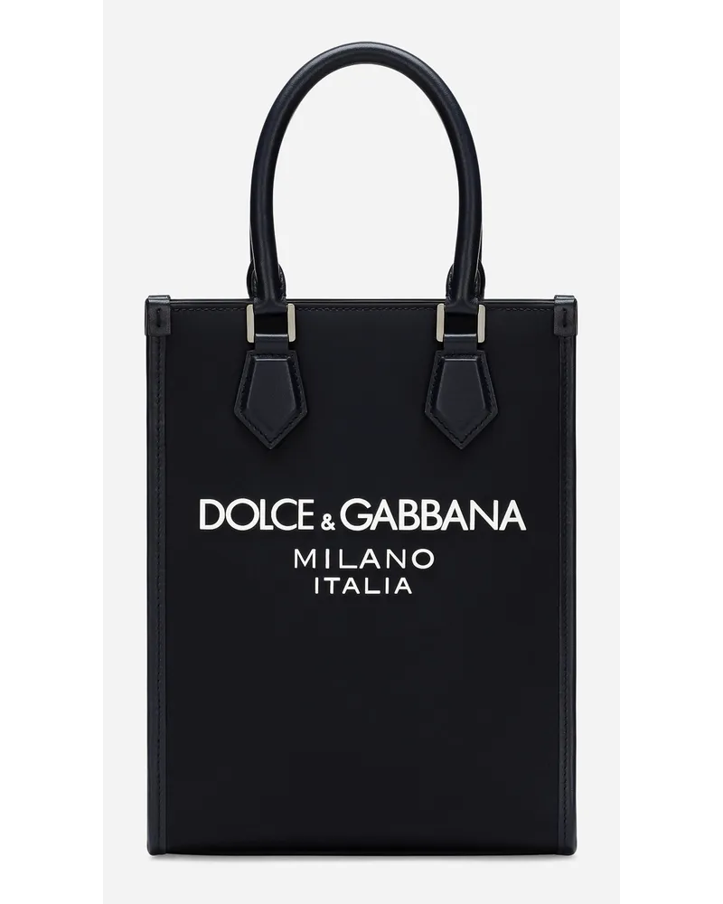 Dolce & Gabbana Borsa Piccola In Nylon - Uomo Blu Nylon Blu