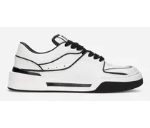 Calfskin New Roma Sneakers - Donna Sneaker Nero Pelle
