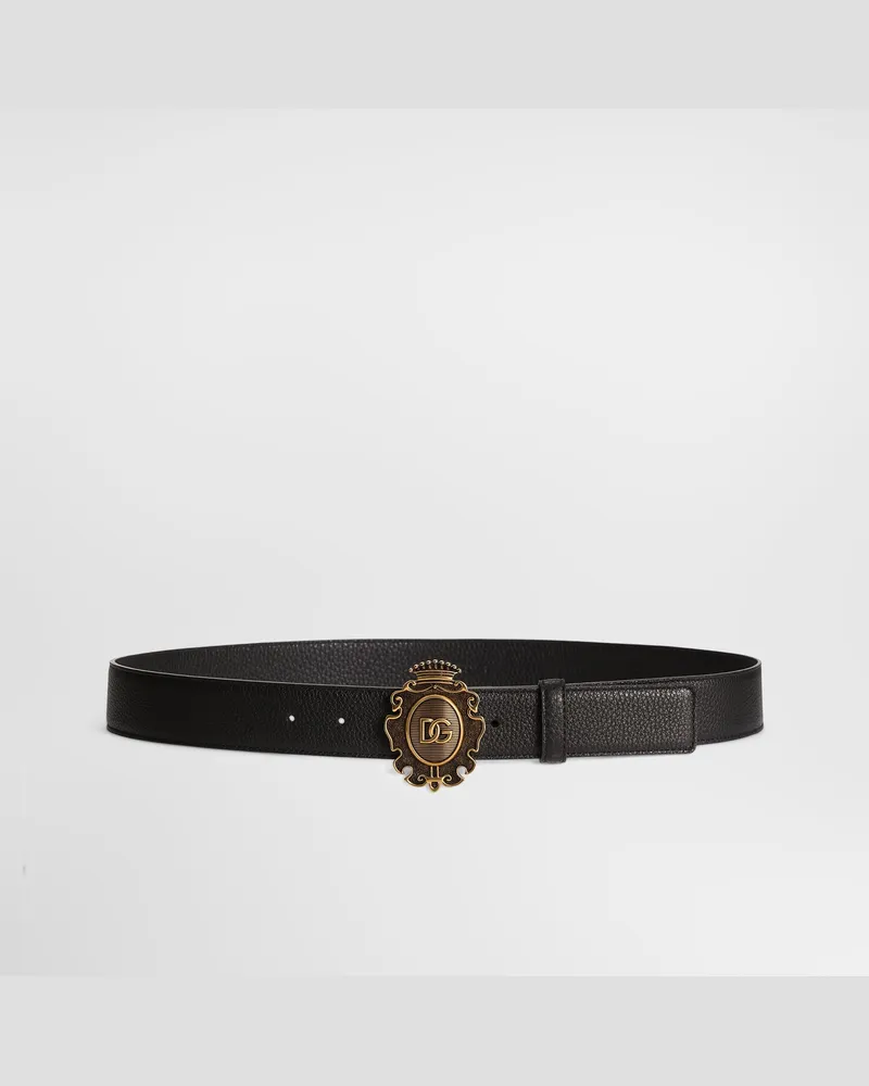 Dolce & Gabbana Cintura In Pelle Di Vitello - Uomo Cinture Nero Nero
