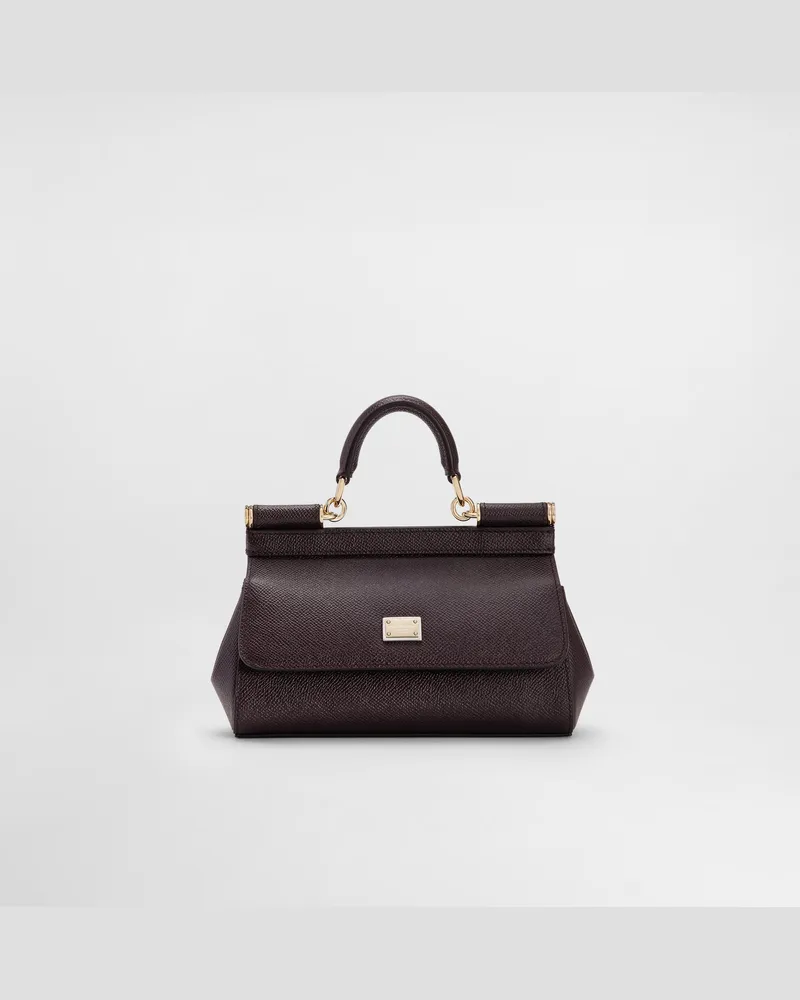 Dolce & Gabbana Borsa A Mano Sicily Piccola - Donna Collection Viola Mosto