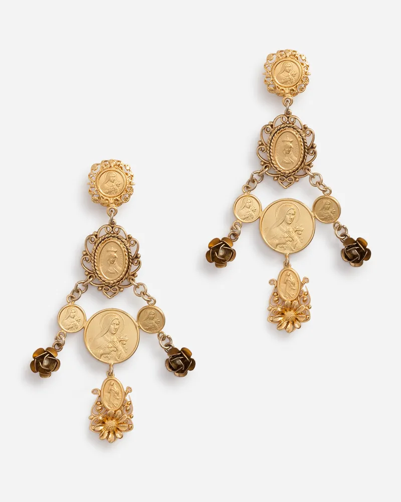 Dolce & Gabbana Orecchini - Donna Bijoux Oro Metallo Oro
