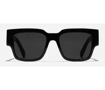 Dg Elastic Sunglasses - Uomo Novità Nero Acetato