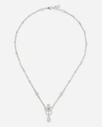 Dolce & Gabbana Collana Easy Diamond In Oro Bianco 18kt E Diamanti - Donna Collane Bianco Oro Bianco