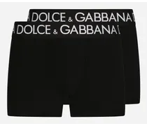 Two-pack Cotton Jersey Boxers - Uomo Intimo E Loungewear Nero Cotone