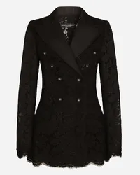 Dolce & Gabbana Giacca - Donna Giacche E Blazer Nero Pizzo Nero