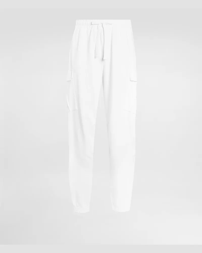 Dolce & Gabbana Pantaloni Jogging In Cotone Con Stampa E Ricamo - Uomo Pantaloni E Shorts Bianco Bianco