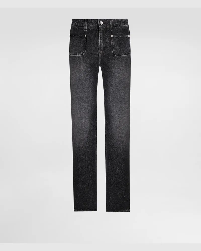 Dolce & Gabbana Jeans Flare In Denim - Donna Denim Multicolore Variante