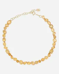 Dolce & Gabbana Collana Anna In Oro Giallo 18kt Con Citrini - Donna Collane Oro Oro Oro