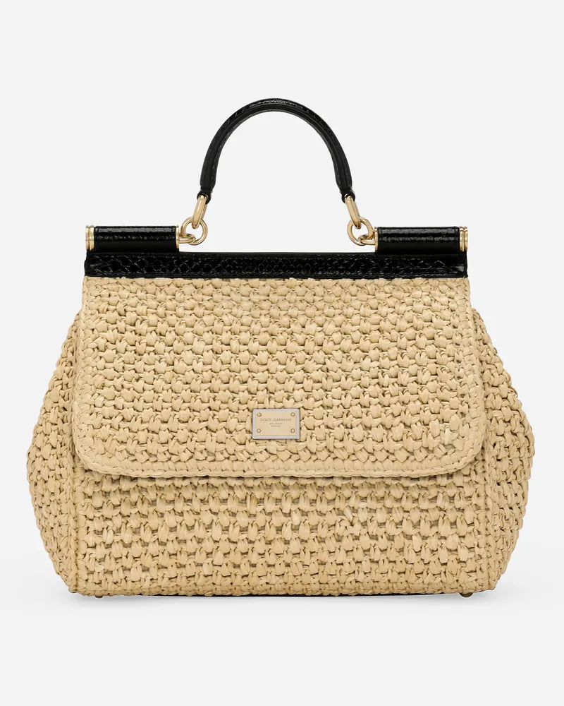Dolce & Gabbana Borsa A Mano Sicily Grande - Donna Borse A Mano Multicolore Multicolore
