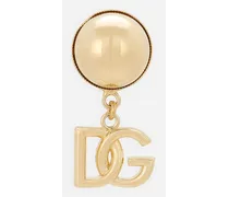 Mono Orecchino Con Logo Dg - Donna Bijoux Oro Metallo
