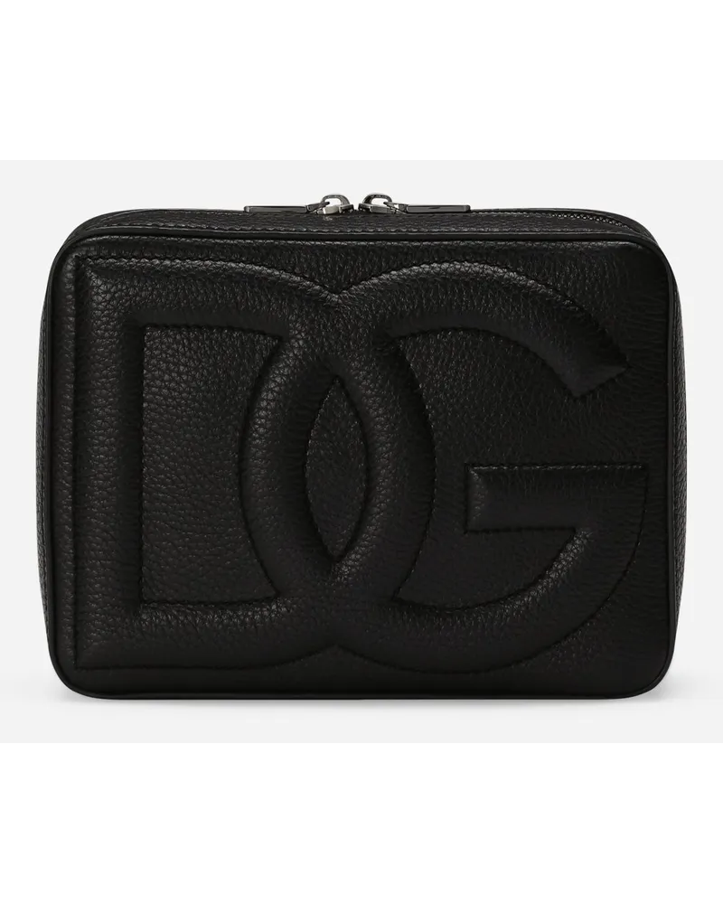 Dolce & Gabbana Dg Logo Bag Camera Bag Media - Uomo Borse A Tracolla Nero Nero