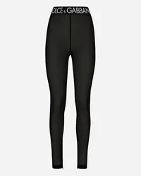 Dolce & Gabbana Leggings In Tulle - Donna Pantaloni E Shorts Nero Nero