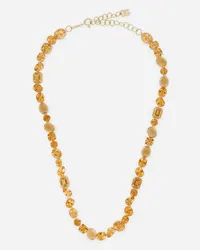 Dolce & Gabbana Collana Anna In Oro Giallo 18kt Con Citrini - Donna Collane Oro Oro Oro