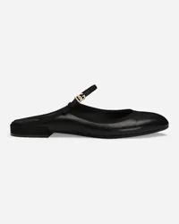 Dolce & Gabbana Sabot In Nappa - Donna Slide E Mule Nero Nero