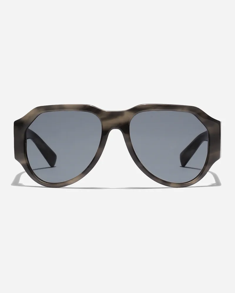 Dolce & Gabbana Occhiali Da Sole Lusso Sartoriale - Uomo Novità Striato Grigio Generic