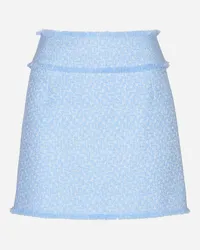 Dolce & Gabbana Minigonna In Tweed Rachel - Donna Gonne Azzurro Azzurro