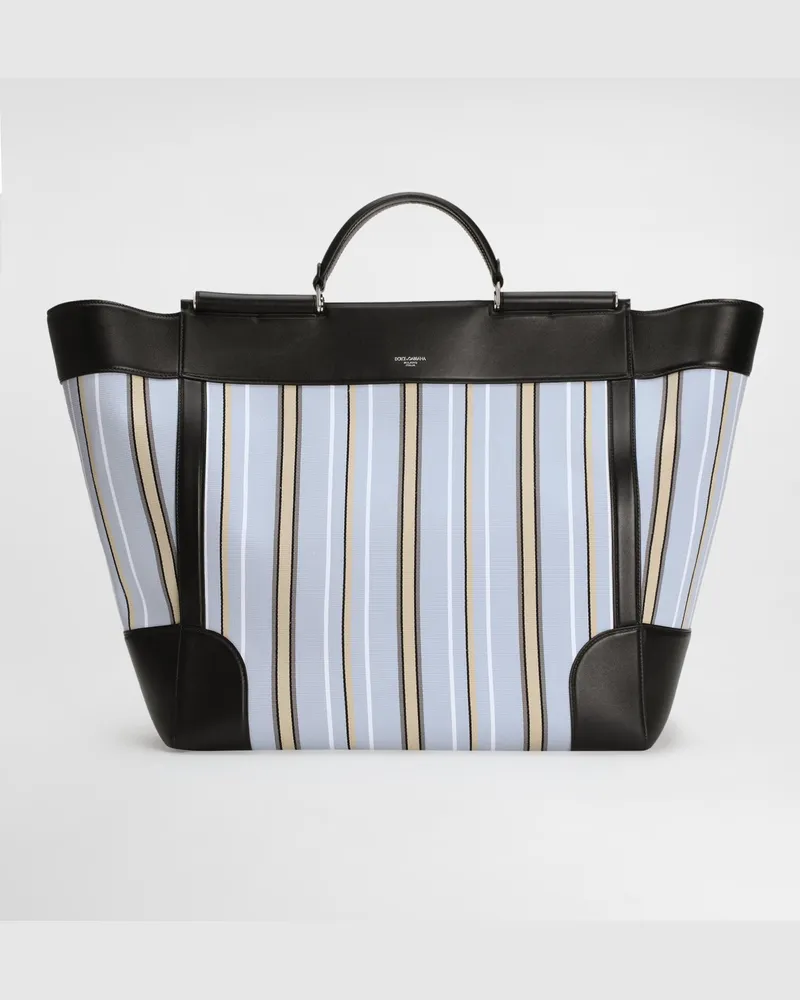 Dolce & Gabbana Borsa A Mano Sicily Jacquard - Uomo Borse Shopping Multicolore Multicolore