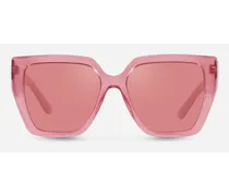 Dg Crossed Sunglasses - Donna Novità Rosa