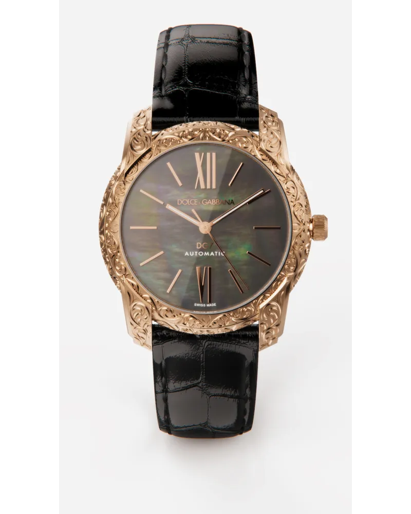 Dolce & Gabbana Orologio Oro E Madreperla - Uomo Orologi Nero Nero